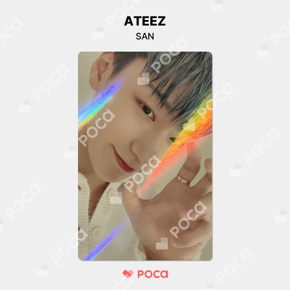 ATEEZ SAN PHOTOCARD サン　トレカ ATEEZ San Season's Greetings 2023 Limited Official Photocard