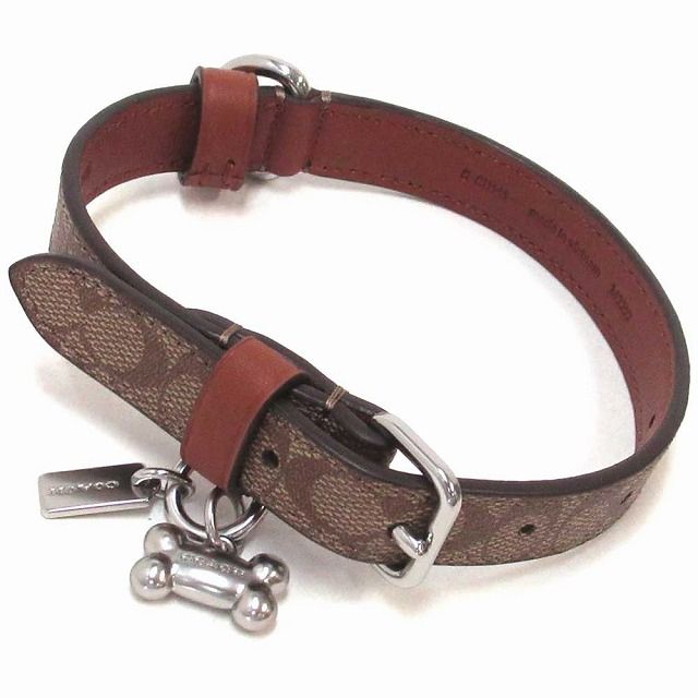 コーチ 犬の首輪 COACH アウトレット シグネチャー スモール ペット 小さいサイズ ドッグ ペット用品 CH144 SVBDX
