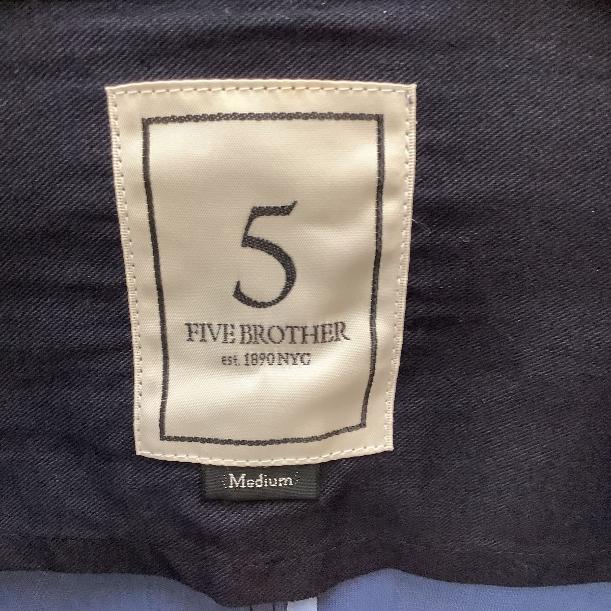 ♪♪FIVE BROTHER ファイブブラザー メンズ Pコート チェック SIZE M