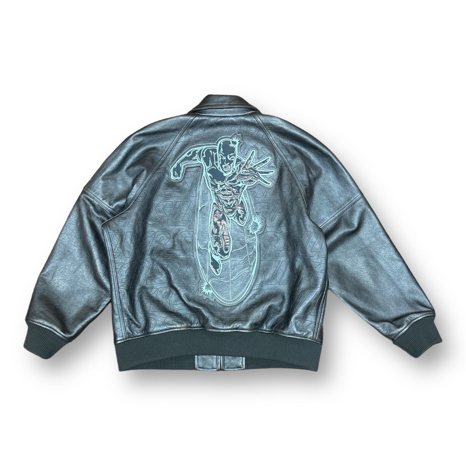 保温性ってありますかsilver surfer leather varstiy jacket