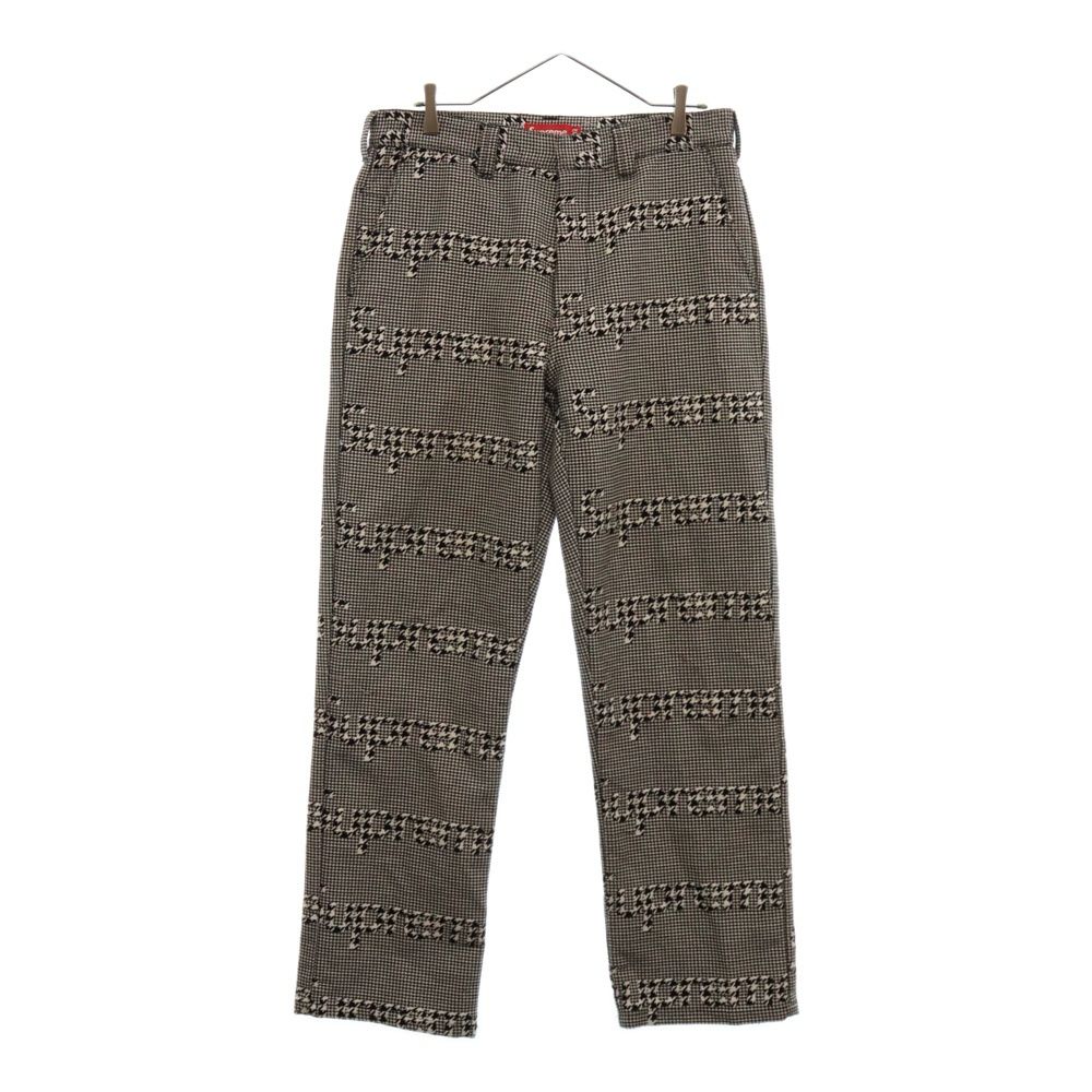 パンツ supreme Houndstooth Logos Pants SUPREME (シュプリーム) 20AW Houndstooth Logos Pants ウーブン