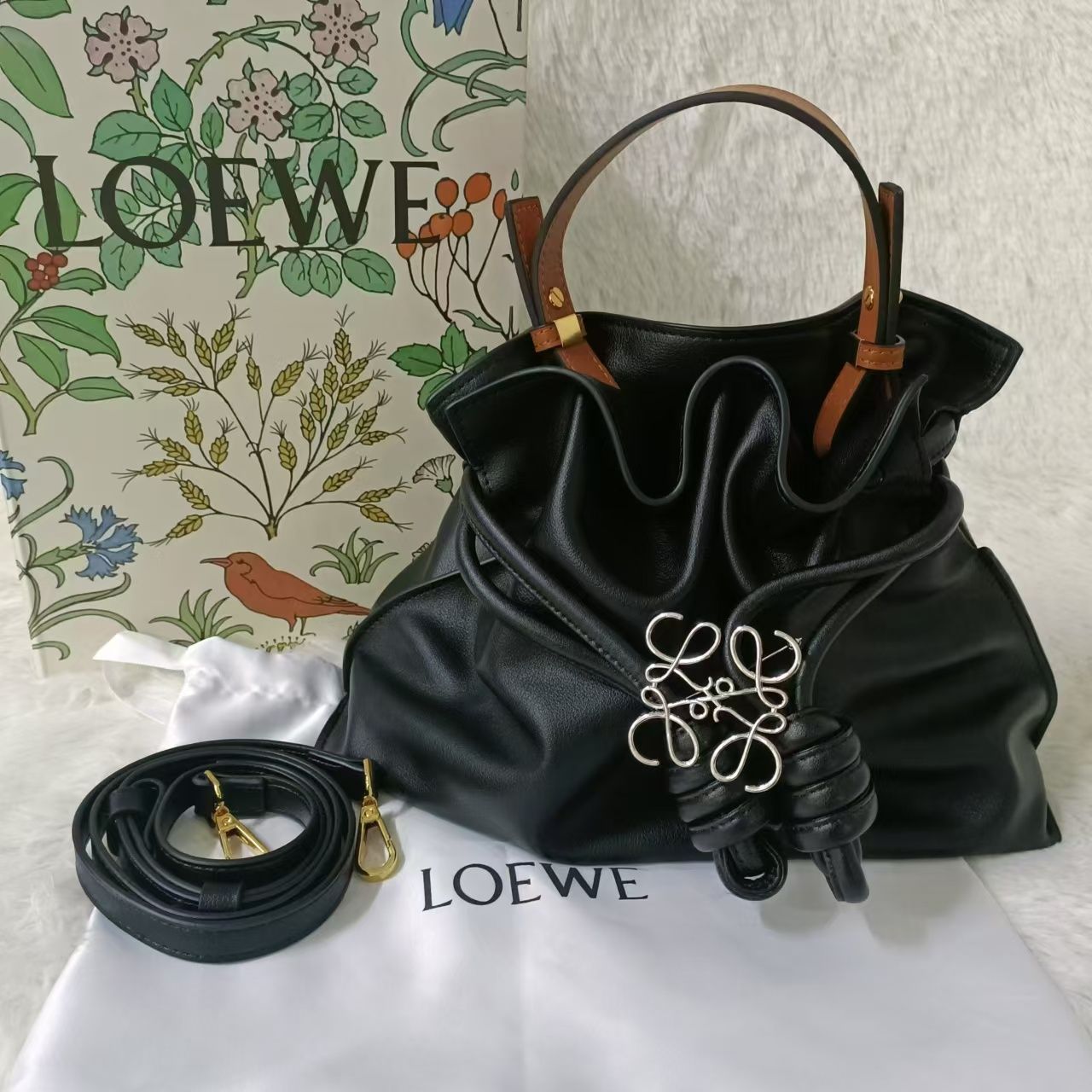 LOEWE フラメンコクラッチバッグ ショルダーバッグ 2way