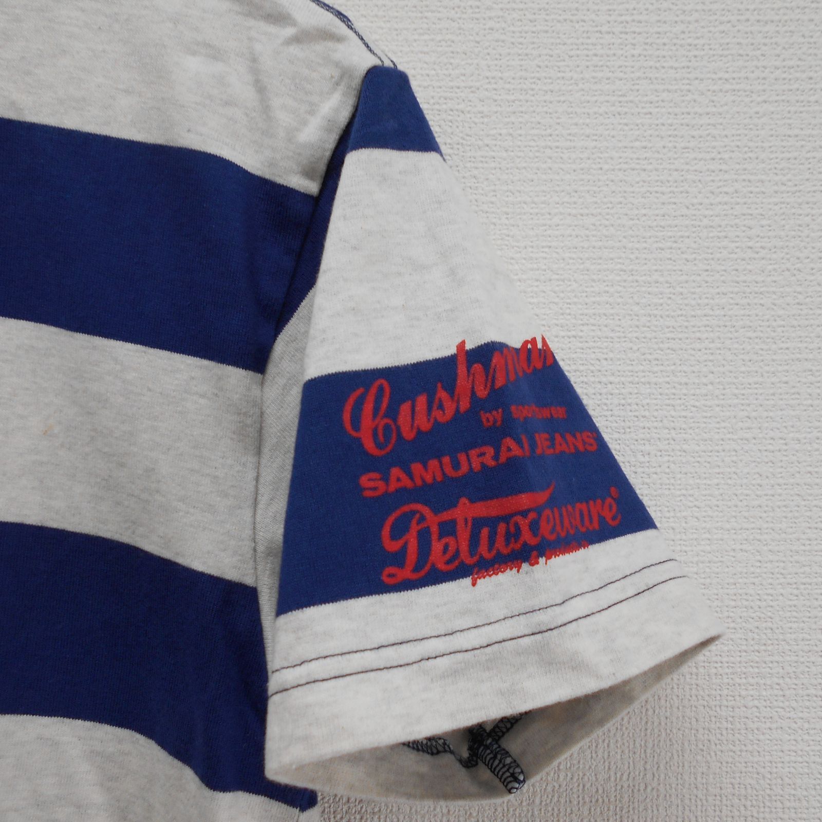 ガチンコ対決 クッシュマン杢天竺ボーダーTシャツ CUSHMAN クッシュマン 杢天竺ボーダー Tシャツ 半袖 ガチンコ BORDER