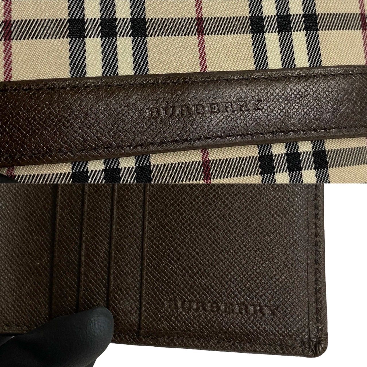 ほぼ未使用 希少品 箱 袋付き BURBERRY バーバリー ノバチェック