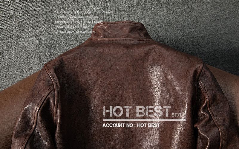 上質 メンズ レザー ジャケット 復刻30年代 A-1タイプ