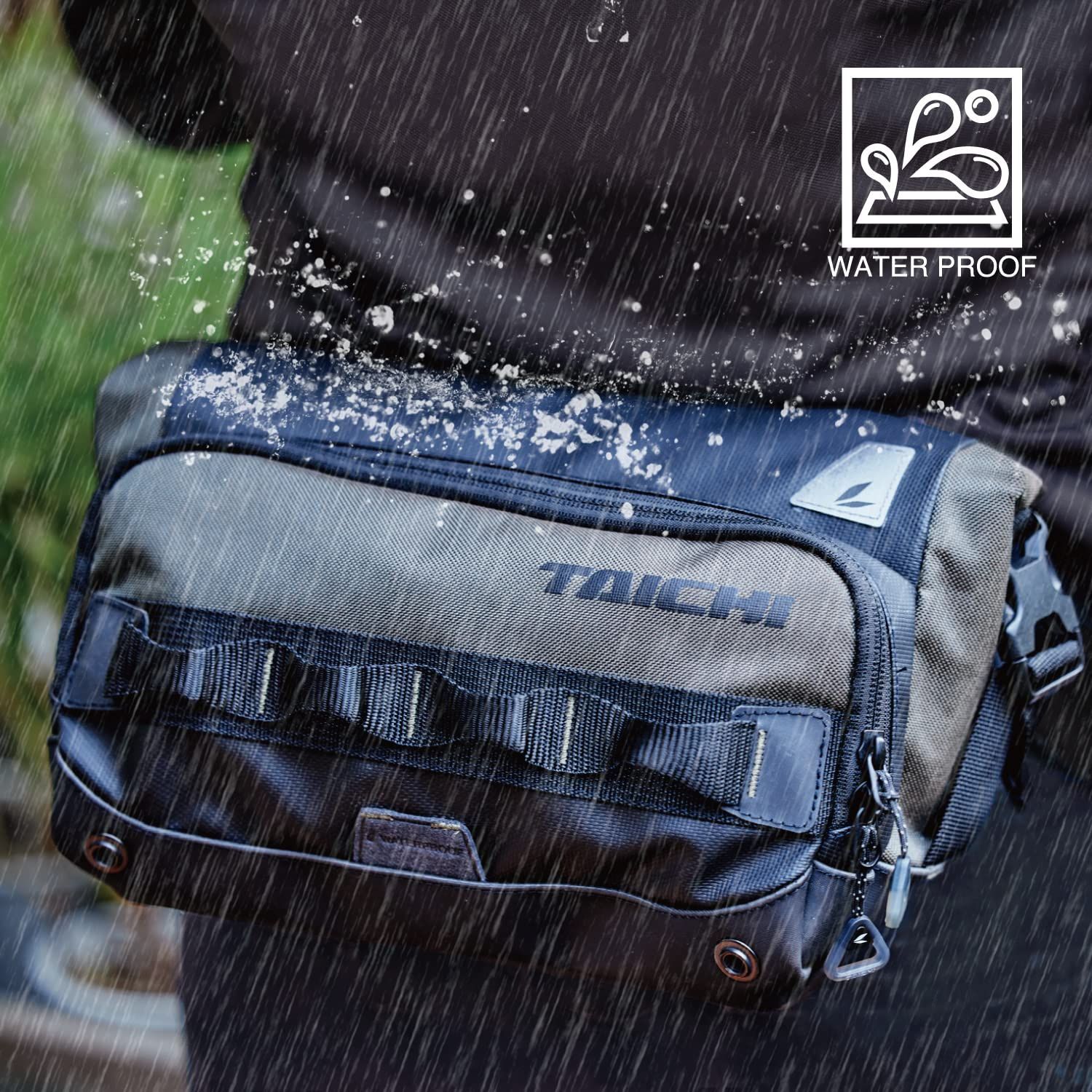 RS TAICHI タイチ ヒップバッグ 5L ブラック RSB279 ほぼ新品 RSタイチ(RS TAICHI) WP ヒップバッグ 防水 ブラック 容量:5L [RSB279