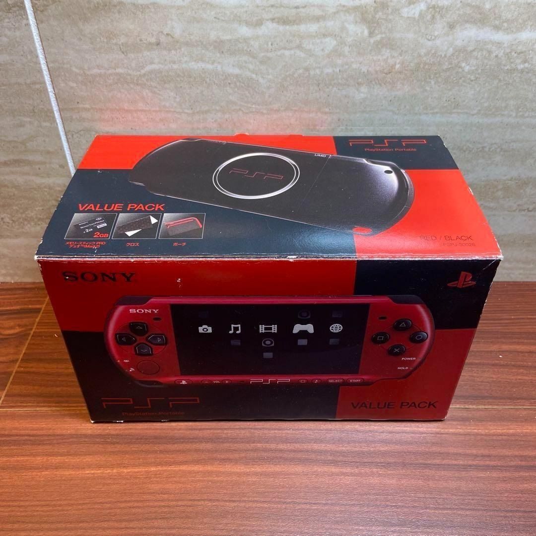 PSP 3000 バリューパック レッド ブラック 3692