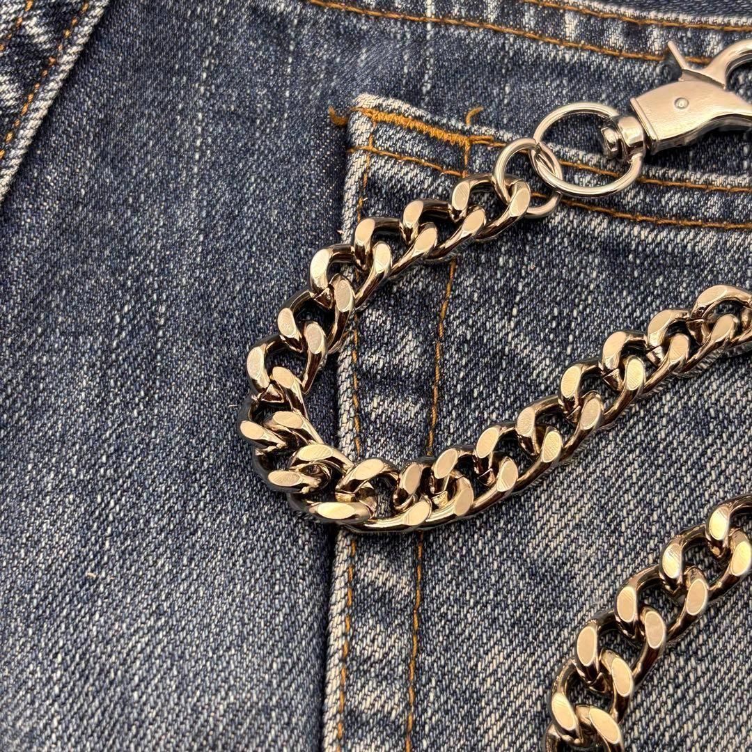 アメカジ　ヴィンテージウォレットチェーン カラビナ アメカジ ウォレットチェーン ストリート ヴィンテージ W44