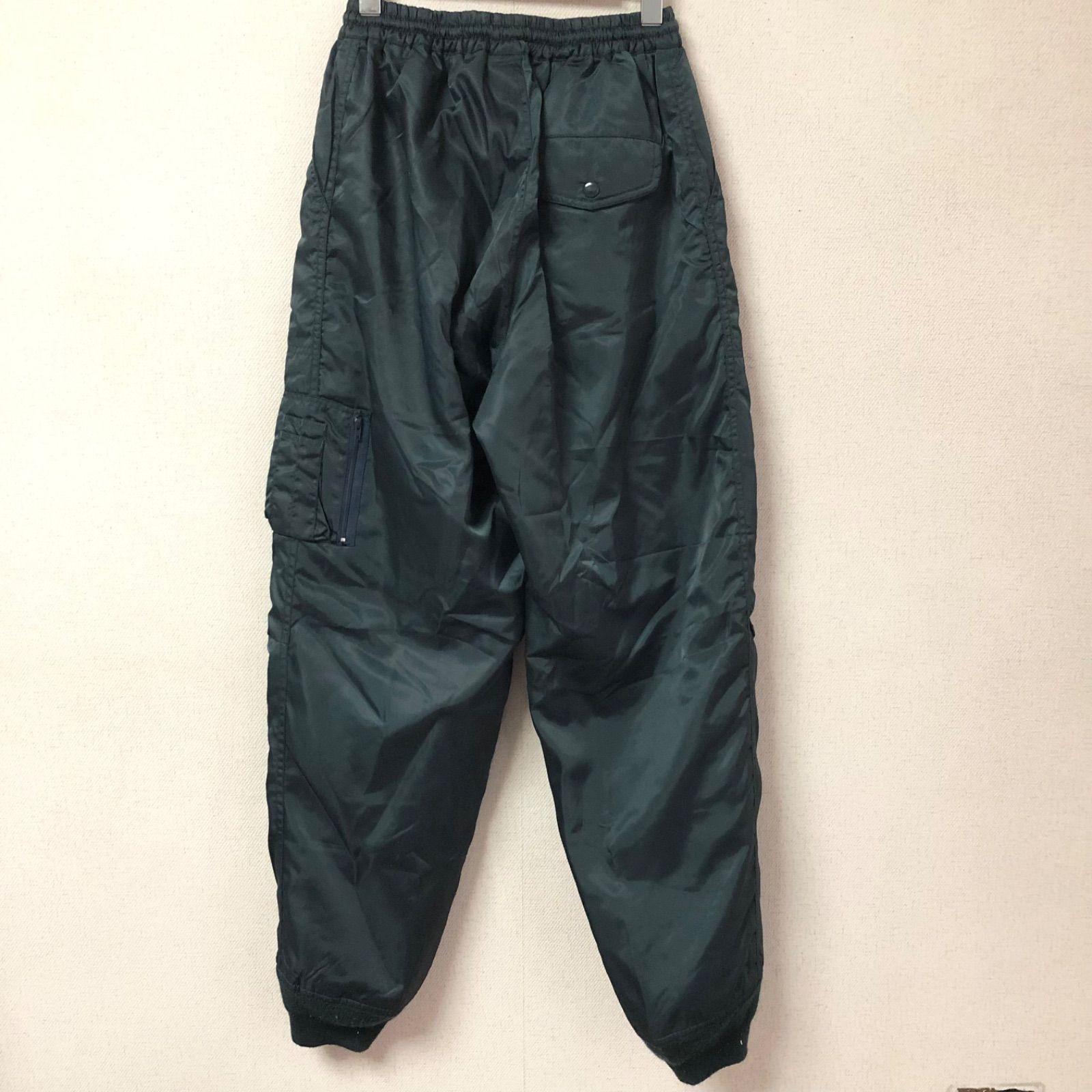 w^)b NYLON PANTS ナイロン パンツ ズボン 紺 HEAVY TWILL PARACHUTER