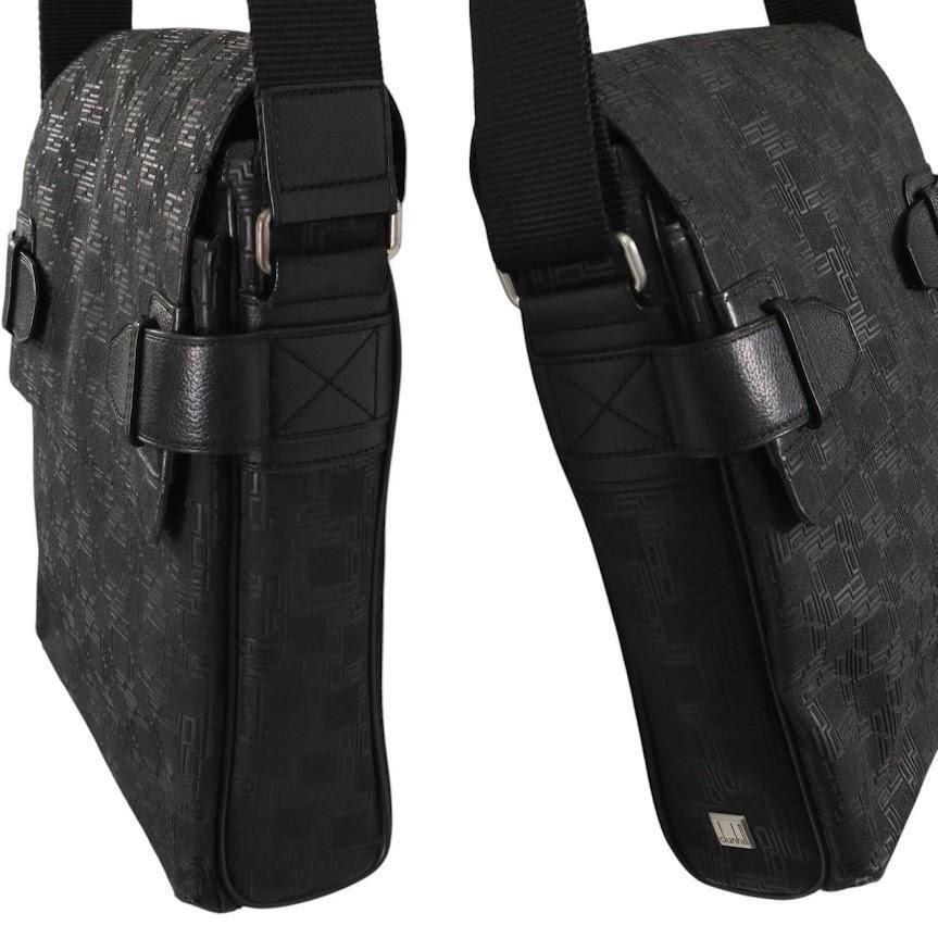 ◎極美品 dunhill ダンヒル ディーエイト メッセンジャーバッグ PVC Dunhill D-8 ダンヒル ディーエイト ショルダーバッグ カメラ