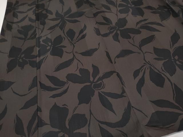 平和屋本店□極上 京都の名門ブランド 銀花仙 小紋 枝花シルエット