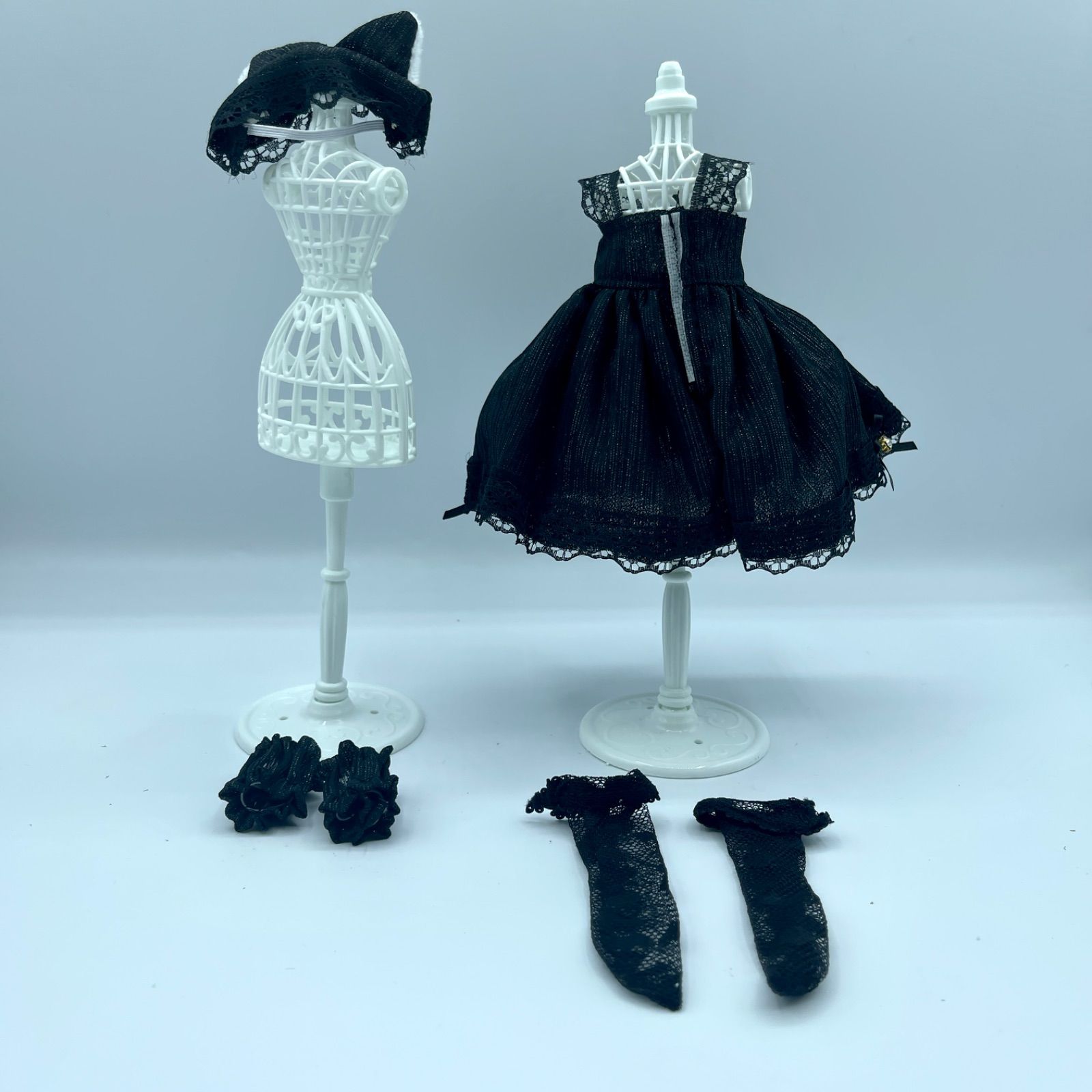 22cmドール用 袿姿4点セット リカちゃん、アイシードール、ブライス等 22cmドール用 袿姿4点セット リカちゃん、アイシードール