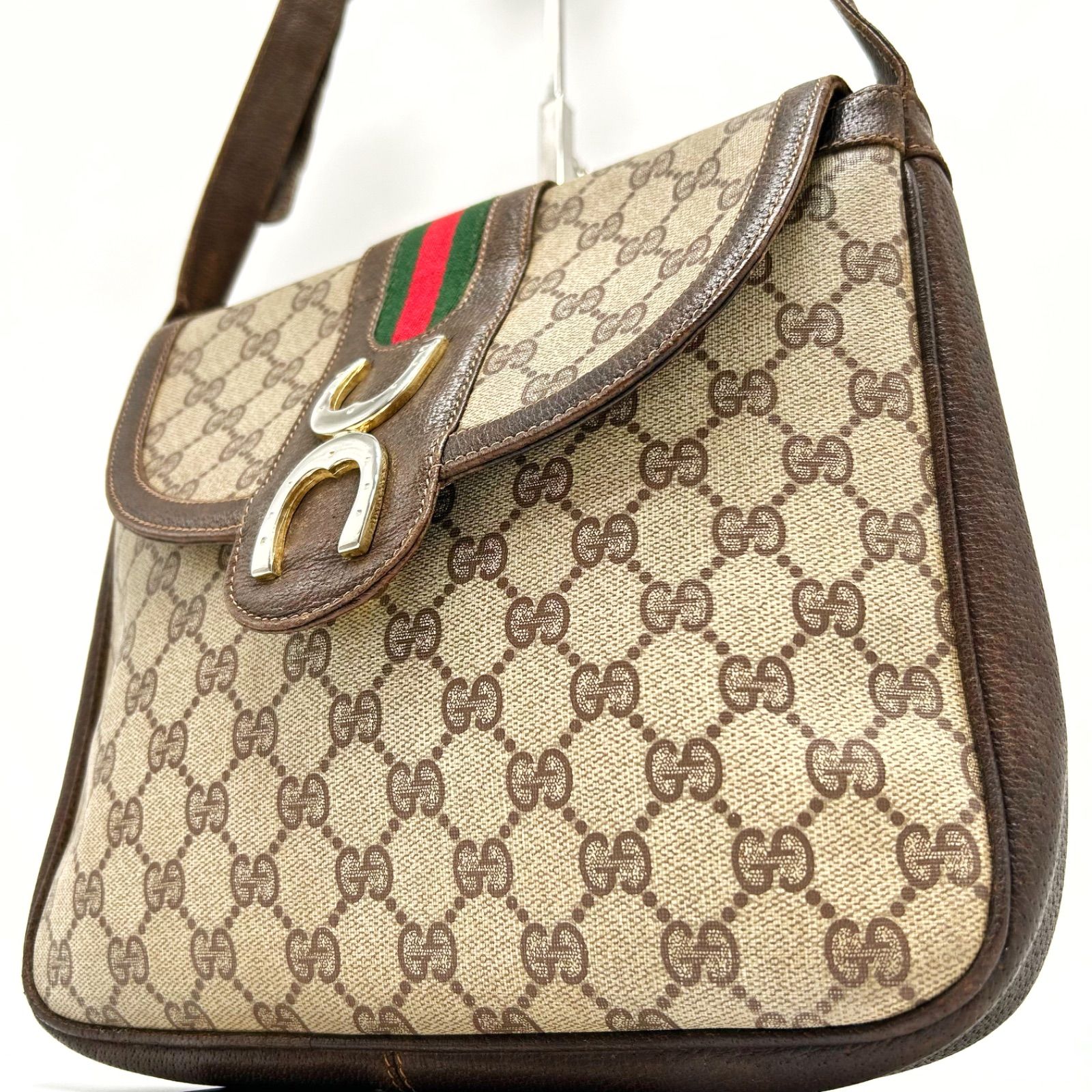 希少 格安 GUCCI グッチ オールドグッチ ショルダーバッグ GG  