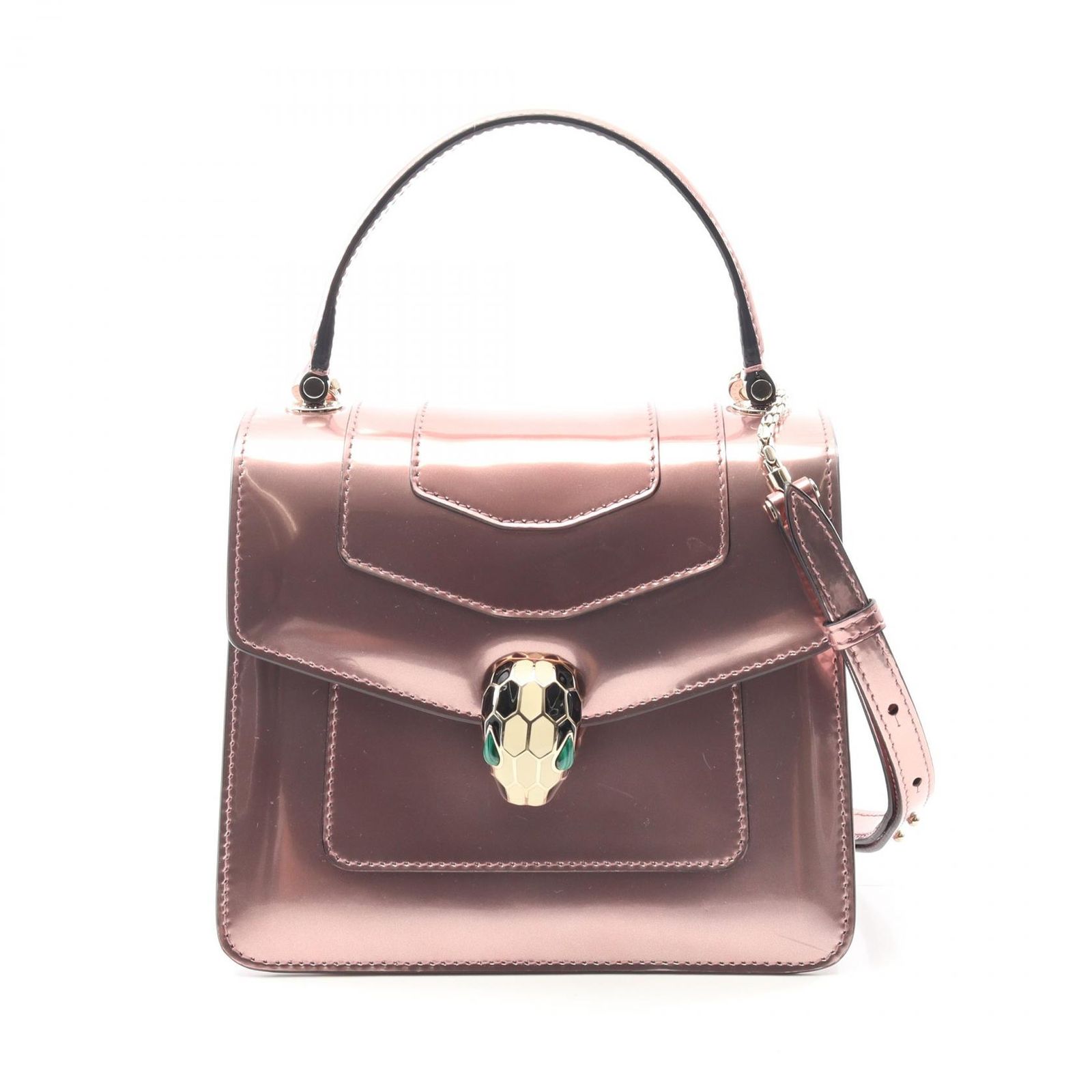 ブルガリ BVLGARI ハンドバッグ セルペンティ フォーエバー メタリック 