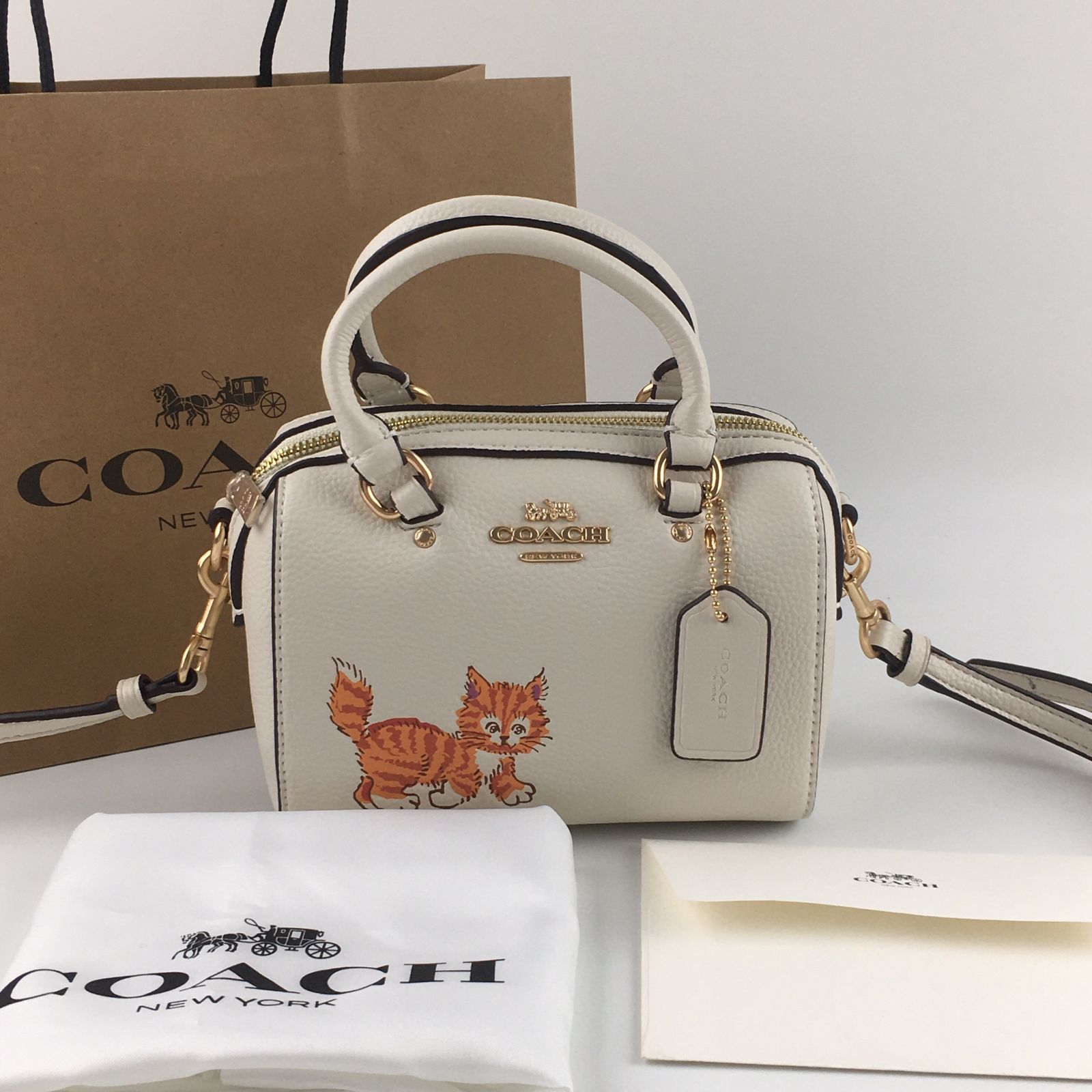 (コーチ) ダンシング キトゥン ショルダーバッグ 新品  COACH