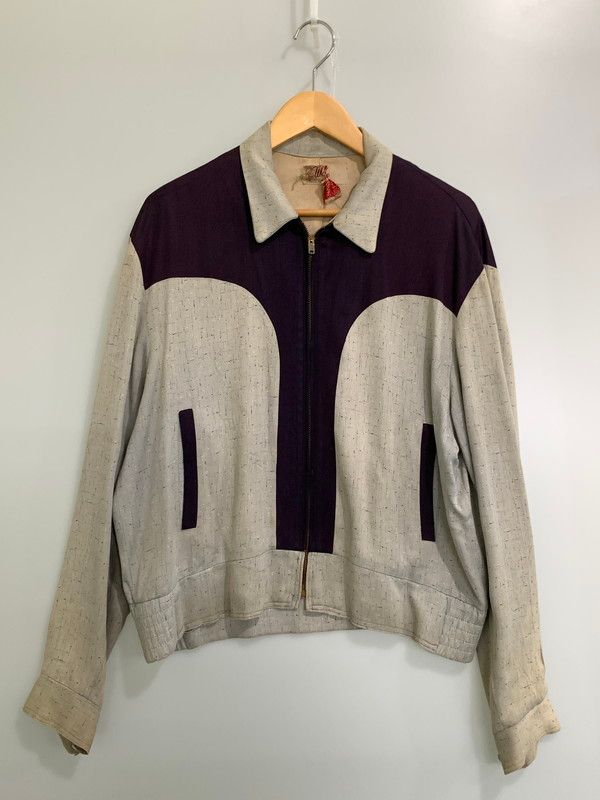 品 VINTAGE ヴィンテージ 50S RAYON GABARDINE JACKET レーヨンギャバジンジャケット 146-250503-ks-13-min