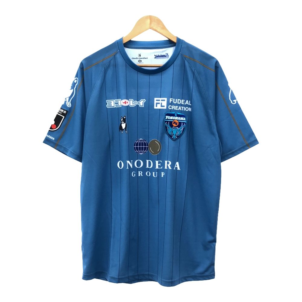 未使用 claudio pandiani クラウディオパンディアーニ 横浜FC ユニフォーム XL ポリエステル 2021 ホーム 半袖 レプリカ サッカー メンズ HN119A69 未使用 claudio pandiani クラウディオパンディアーニ 横浜FC