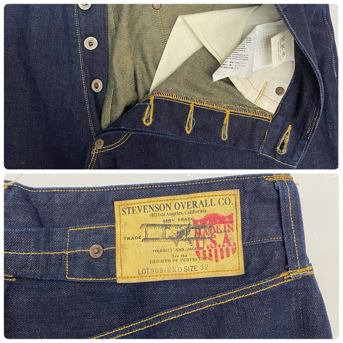 スティーブンソンオーバーオール STEVENSON OVERALL USA製 デニム