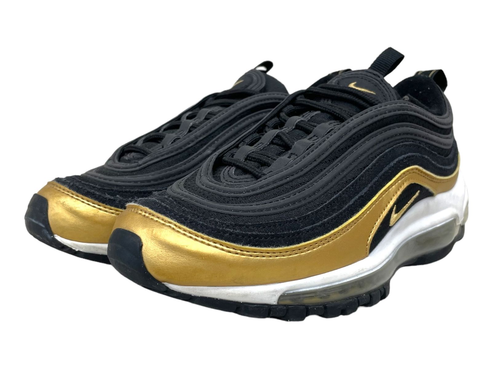 NIKE (ナイキ) AIR MAX 97 GS ローカット ジュニアスニーカー 921522-014 US4Y 23cm ブラック キッズ/036