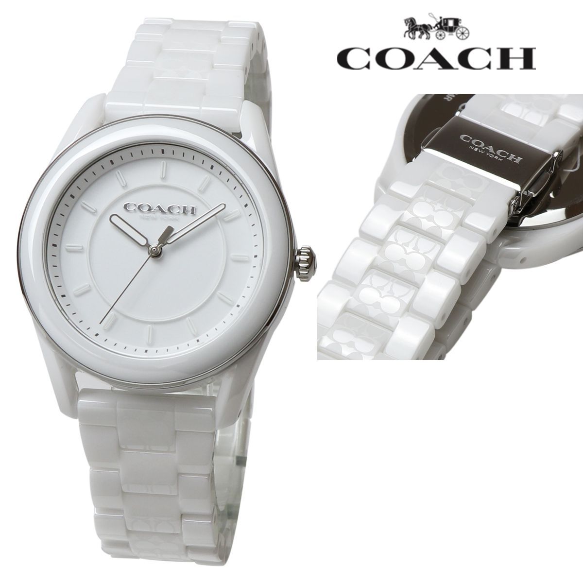 コーチ COACH 美品 テイタム 腕時計 アナログ クオーツ デイト