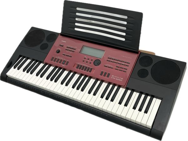 動作保証】CASIO CTK-6250 キーボード 61鍵盤 電子ピアノ 楽器 カシオ 