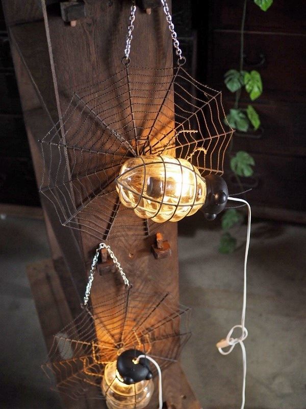 スパイダー壁掛け式ランプ２個セット 古録展 品番H1713