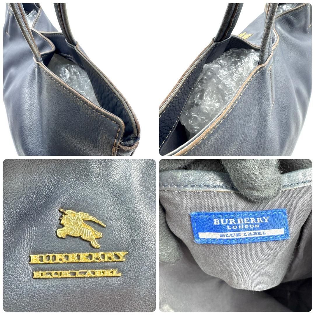 Burberry バーバリー ブルーレーベル トートバッグ 肩掛け 大容量 ロゴ