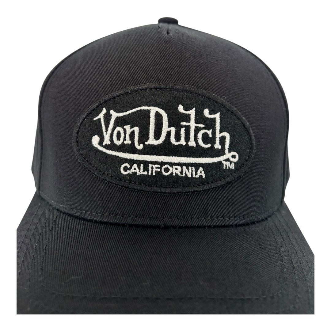 新品 人気の黒×白！von dutch キャップ 帽子 ボンダッチ 新品未使用