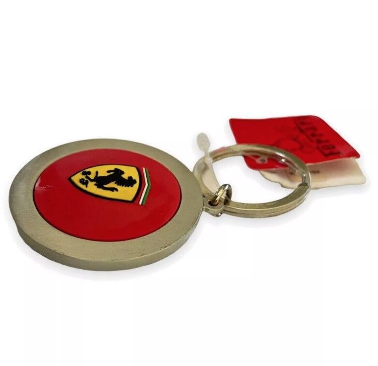 フェラーリ 純正 キーホルダー キーリング Ferrari SF 赤 黄色 NICI