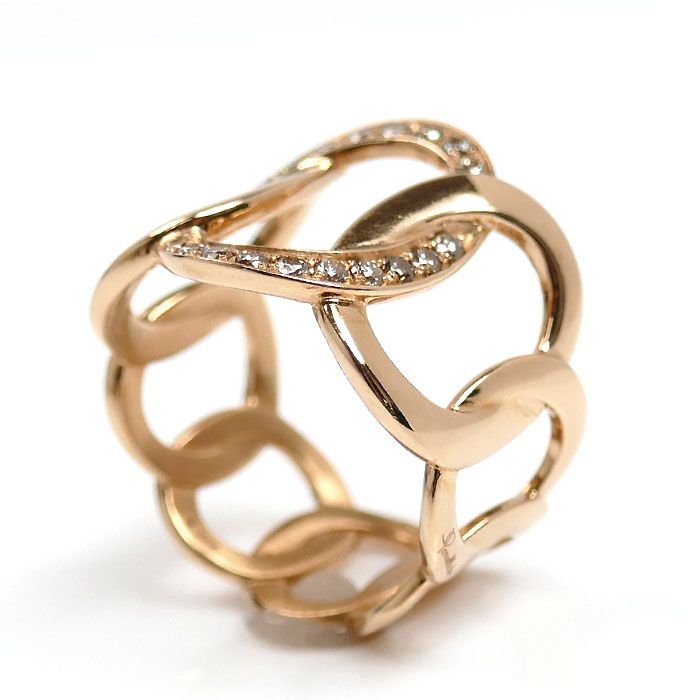 Pomellato ポメラート K18PG ピンクゴールド ブレラ ブラウンダイヤ リング 指輪 PAB9100_O7000_DBR00 ダイヤモンド 14号 55 7.0g レディース USTAUSTRALIA_COM_AU