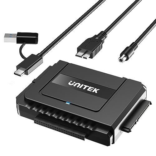 USB-A+USB-C) SATA IDE 変換ケーブル Unitek USB-A+C IDE SATA 両方