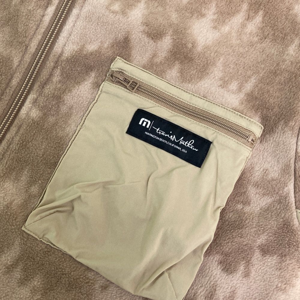 トラヴィスマシュー◆フリースTravisMathewメンズ◆ベージュXL サイズ：XL TRAVIS MATHEW トラビスマシュー フリース ジップ