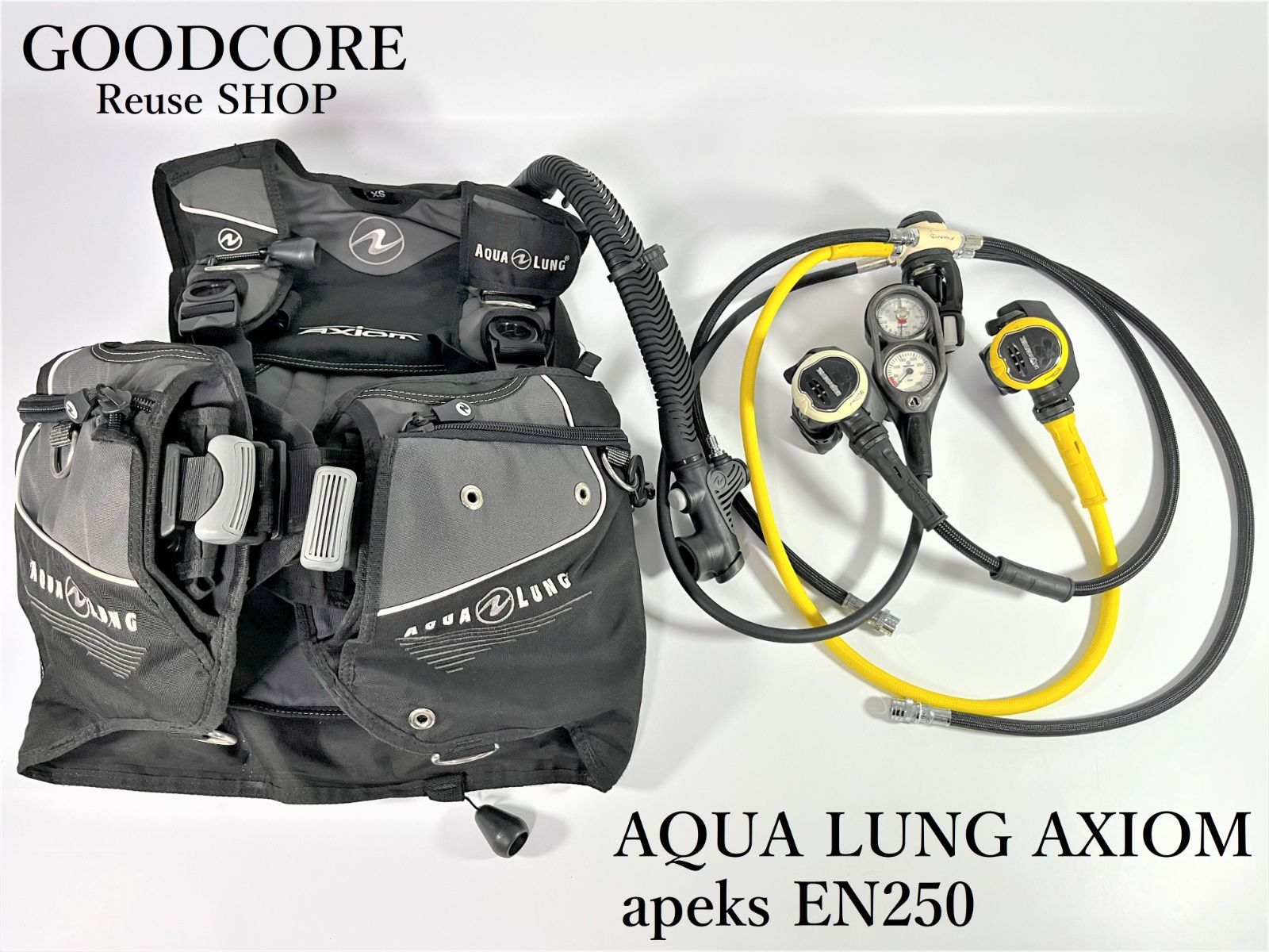 ジャンク品】 AQUA LUNG アクアラング AXIOM apeks エイペックス EN250 ...