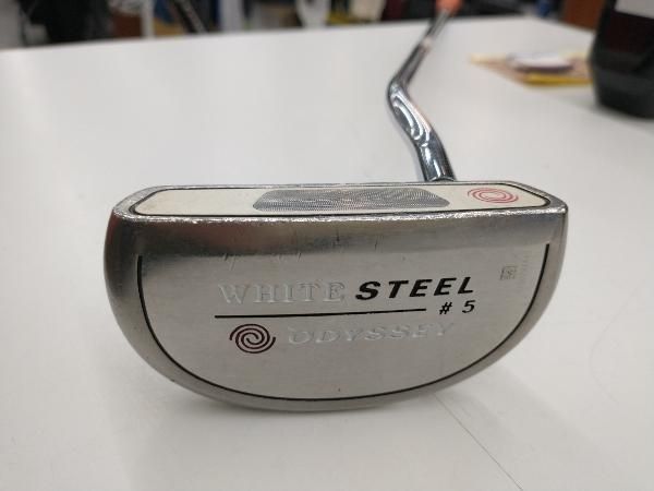 Odyssey WHITE STEEl ＃5 パター/ FLEX-S/ 511g/ 中古品