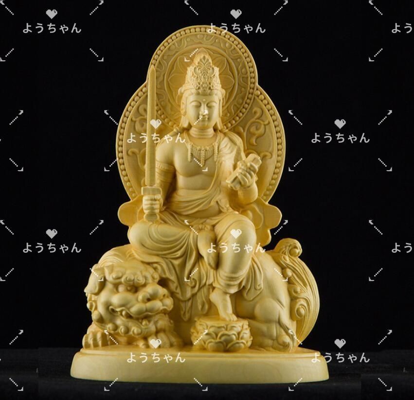 仏教美術　木彫　普賢菩薩像　仏像　置物　共箱　V　7995 Amazon.co.jp: 普賢菩薩像 普賢菩薩 木彫り 仏像招財開運鎮宅