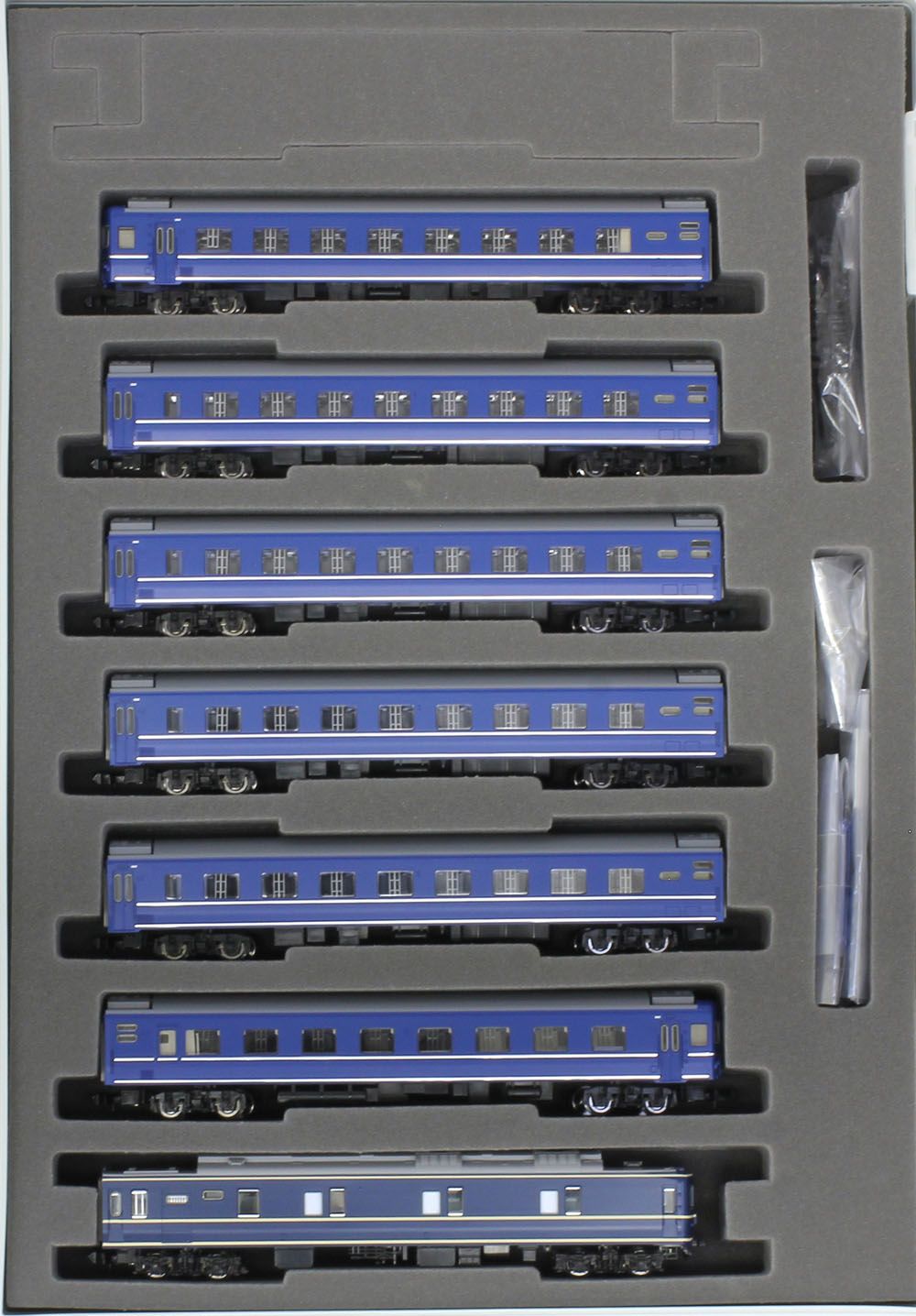 24系25形0番代特急寝台客車（カニ25）セット （7両） 【TOMIX・98638