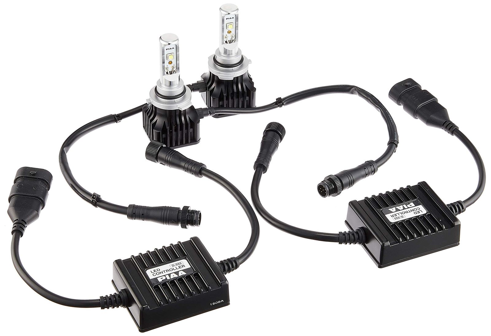 PIAA ピア LEDヘッドライトバルブ 3700lm 6000K HB3 HB4 ホワイト 12V25W 2個入り LEH101