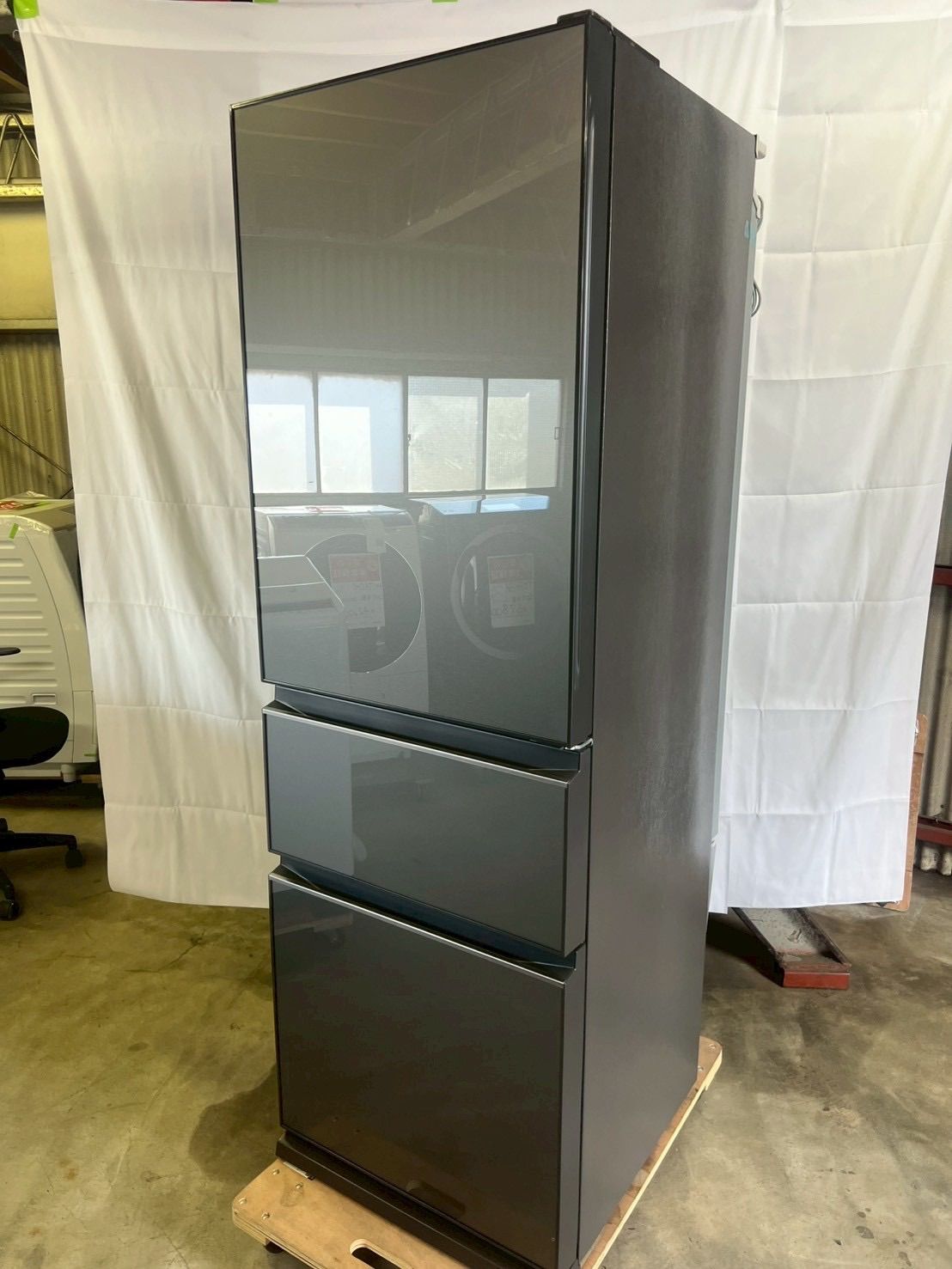 美品】三菱 3ドア冷蔵庫 MR-CG37G-H 2022年製 365L 右開き - メルカリ