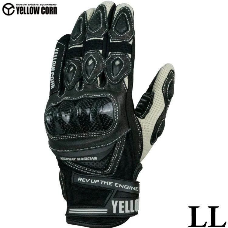 YELLOW CORN イエローコーン YG-351 メッシュグローブ BLACK LL