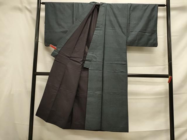 平和屋着物□男性 本場大島紬 アンサンブル 100亀甲 総詰め 正絹 逸品  