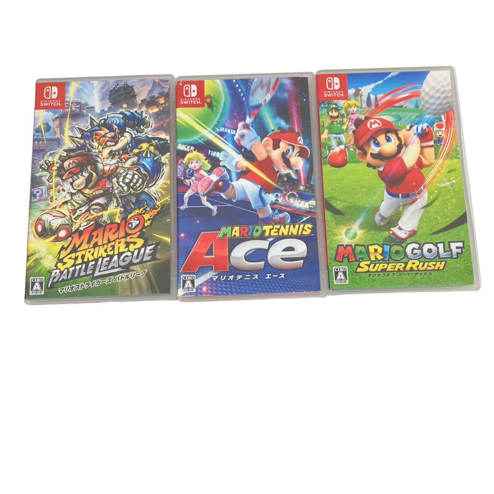 マリオ　Switch ソフト　3点まとめ売り Switch ソフト スーパーマリオ 3点 まとめ売り