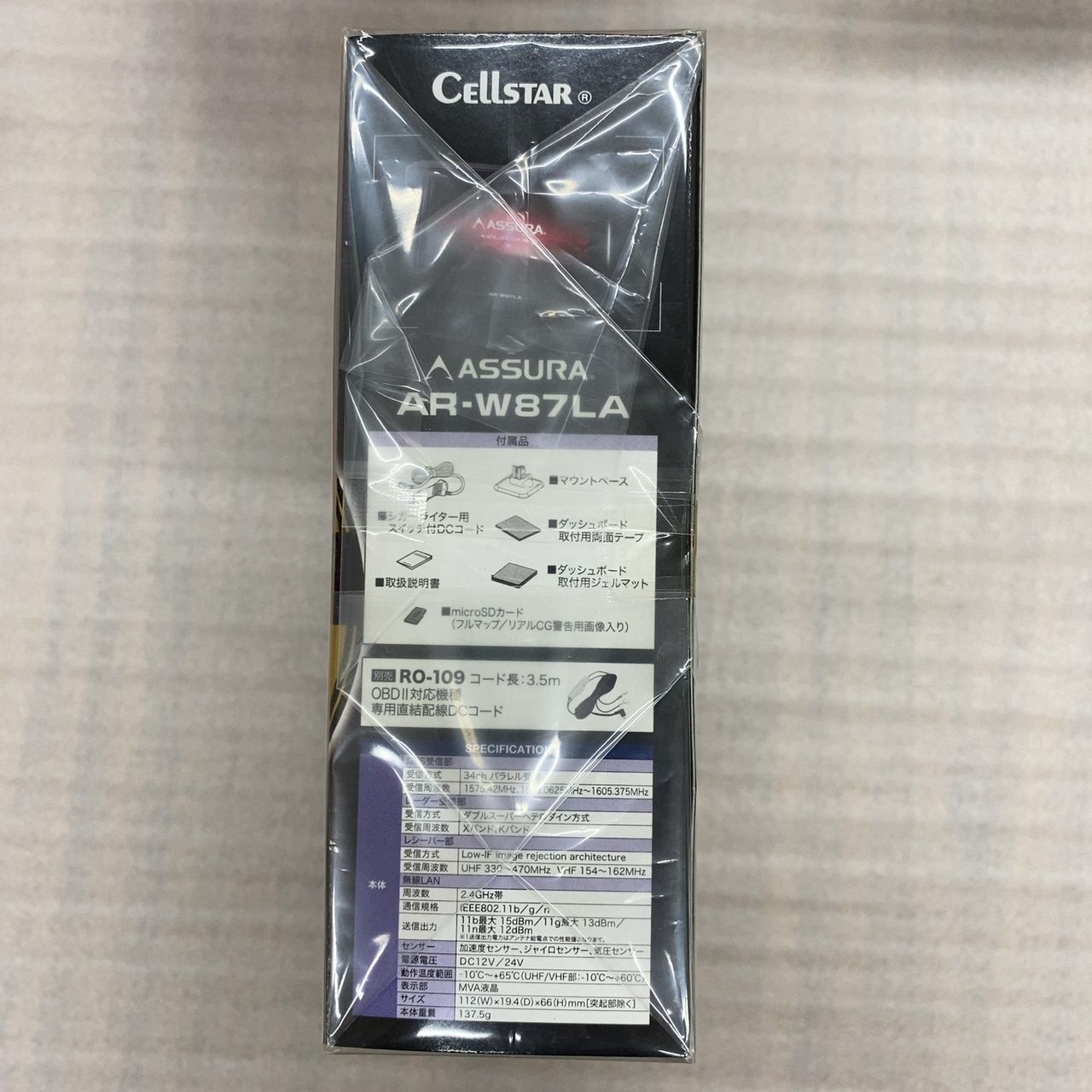 Cellstar ASSURA AR-W87LA レーダー探知機 (未使用品） - メルカリ