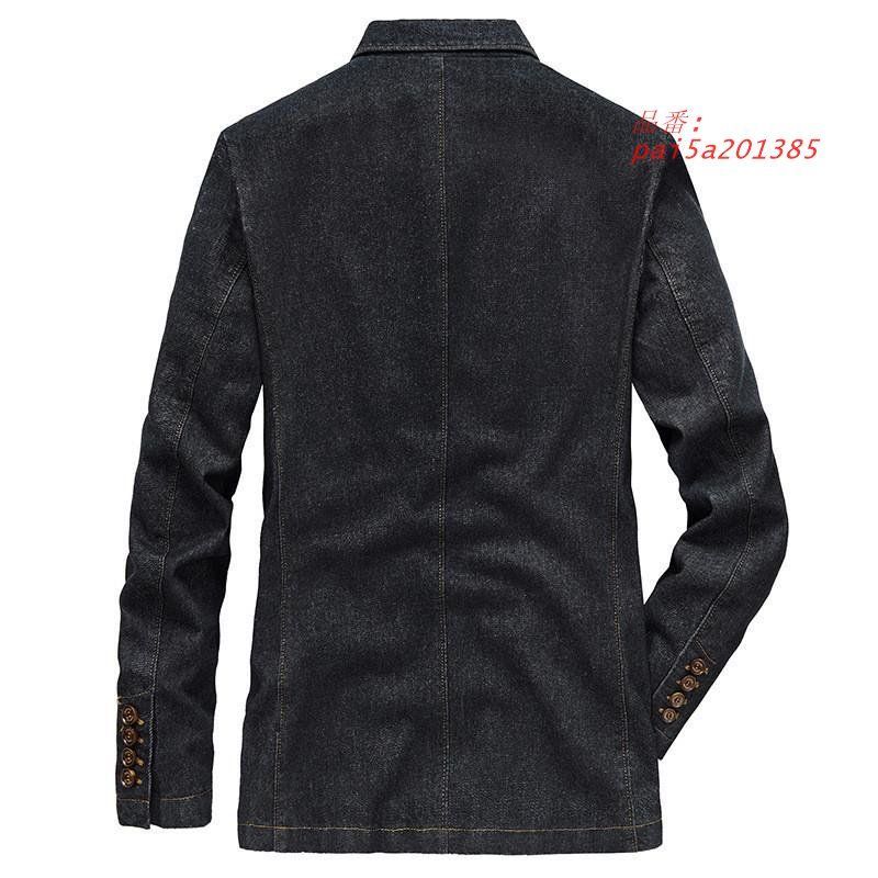 デニムジャケット メンズ テーラードジャケット テーラード デニム ジャケット ブレザー 紳士服 アウター カジュアル 2ボタン スタイリッシュ pai5a201385 KANDAIZUMI_COM