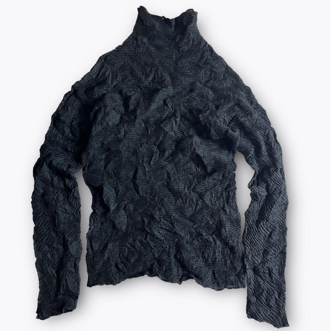 ISSEY MIYAKE white label プリーツ 長袖カットソー WHITE LABEL