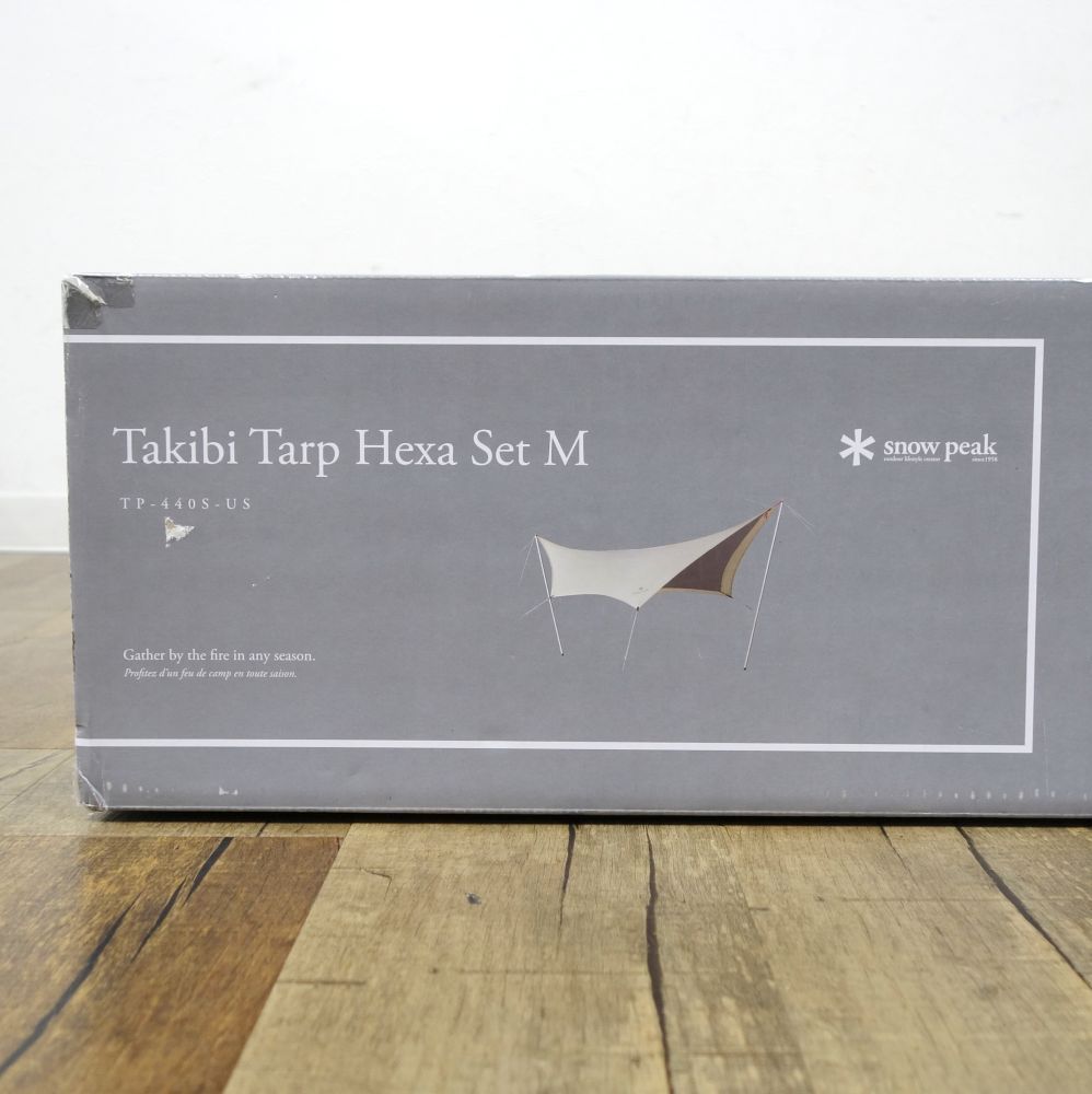 未使用 スノーピーク snowpeak TAKIBI タープ ヘキサ セット M