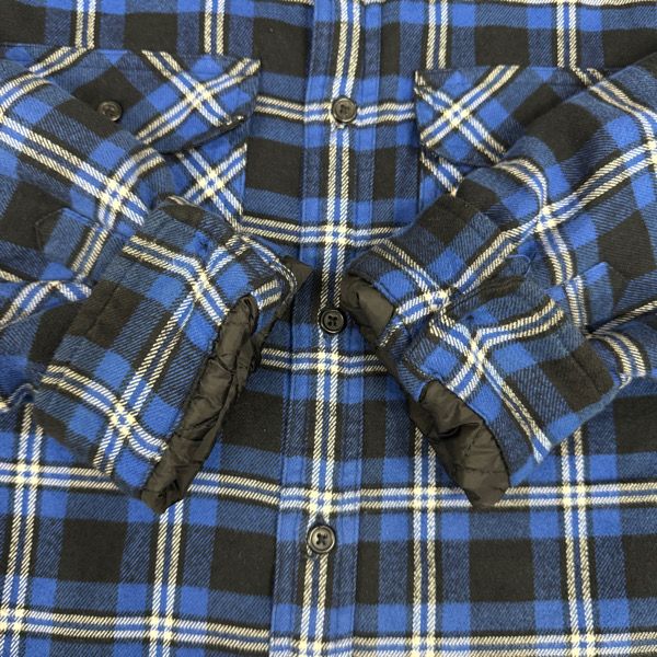19AW シュプリーム Arc Logo キルテッド フランネルシャツ Supreme Arc Logo Quilted Flannel Shirt (FW19) - $138