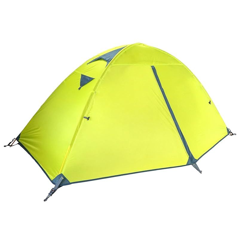 TRIWONDER 二重層 テント 1人用 アウトドア 防災用 キャンプ用品