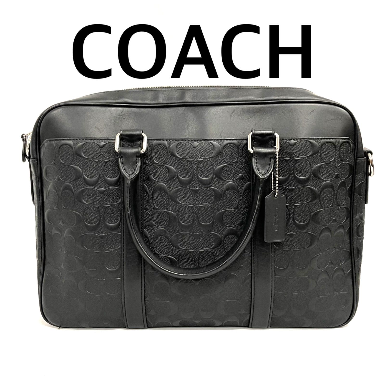 コーチ　COACH　ビジネスバッグショルダーバッグ　2WAYエンボスＦ72280 コーチ COACH ビジネスバッグ ショルダーバッグ 2WAY エンボス 型押し
