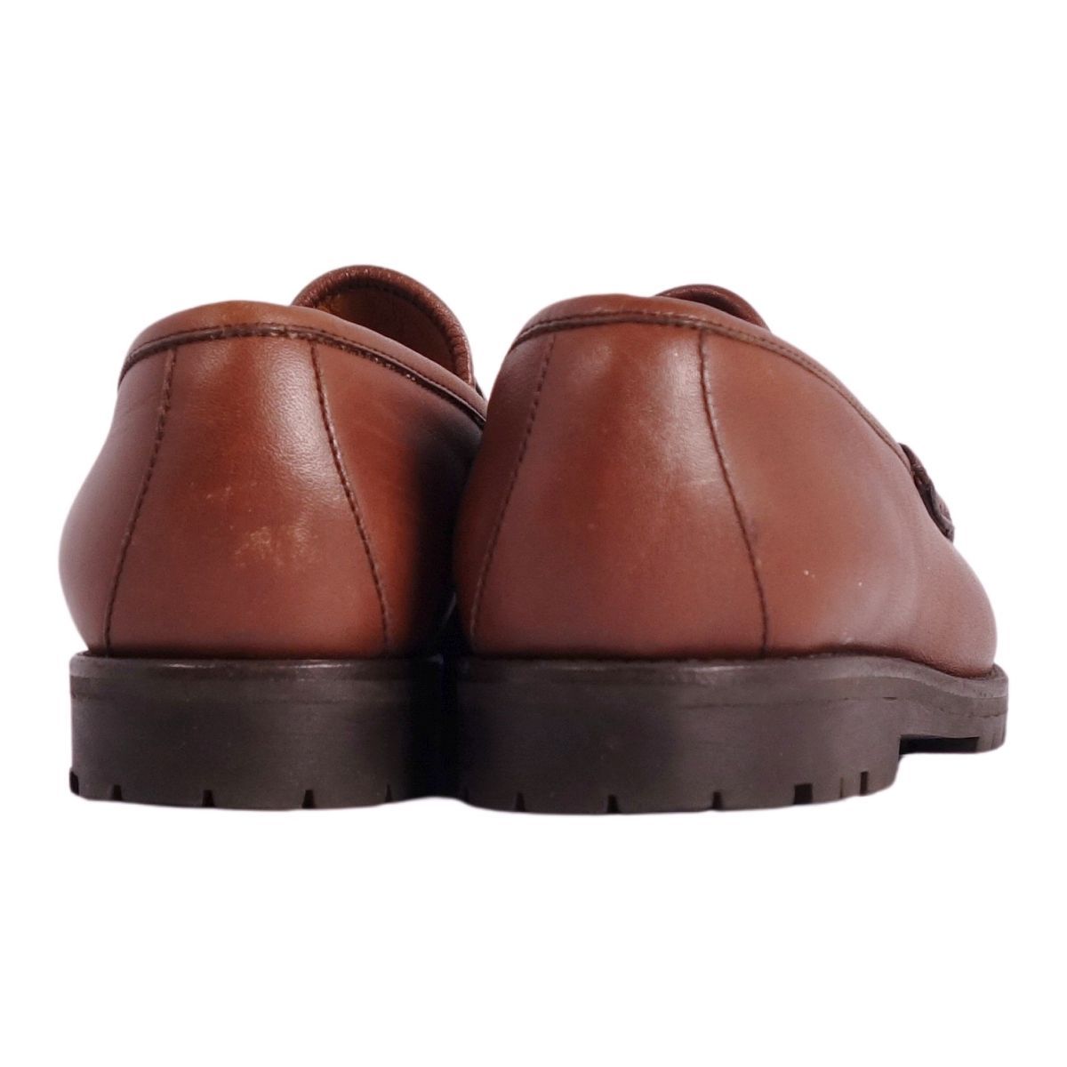 グッチ ヴィンテージ ローファー 革靴 ホースビット シボ革