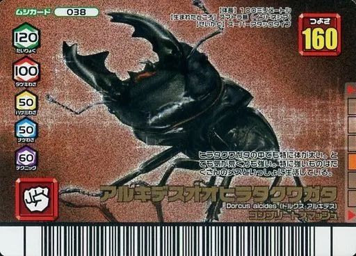 中古】ムシキング 038[銅]：アルキデスオオヒラタクワガタ - メルカリ
